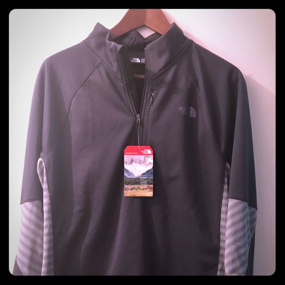 TNF 1/4” Zip Up Pullover Hoodie! Size Medium